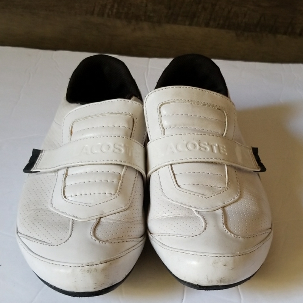 Lacoste womens Velcro sneakers sz 7.5